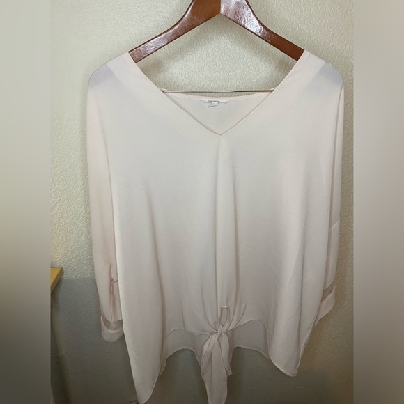 Light Pink Maurices Blouse w/ tie - Picture 2 of 6